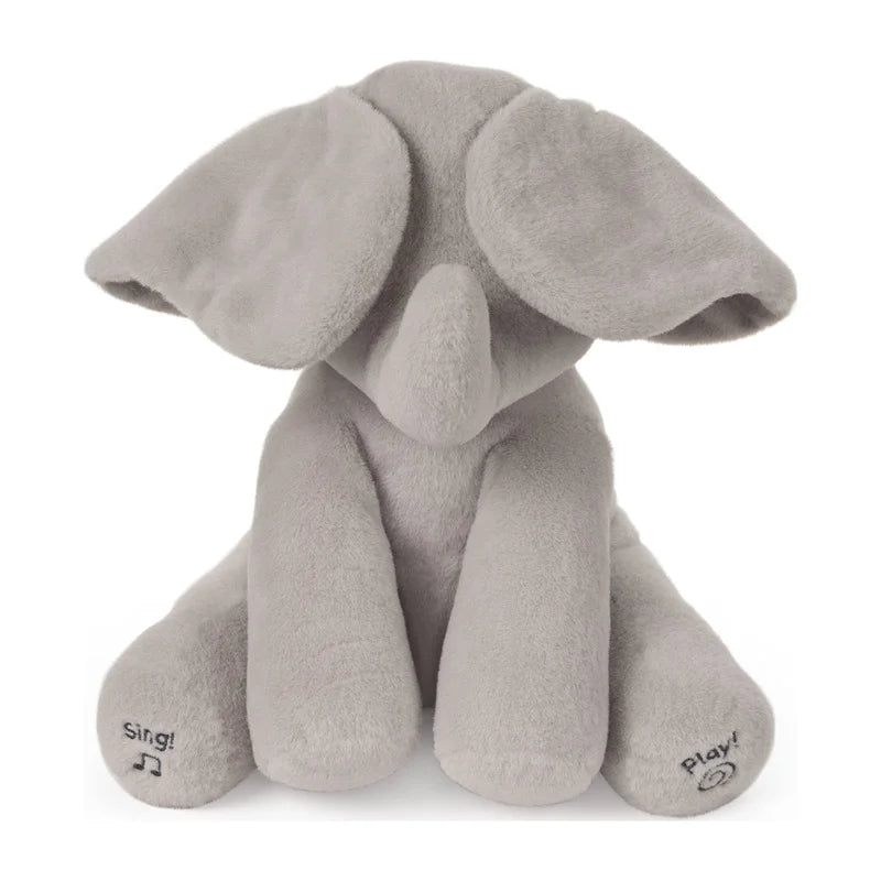 Interactive Peekaboo Singing Elephant | Soft Plush Toy with Music & Movement for Babies and Toddlers