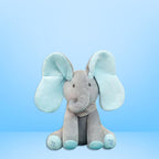 Interactive Peekaboo Singing Elephant | Soft Plush Toy with Music & Movement for Babies and Toddlers