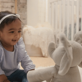 Interactive Plush Peekaboo Singing Elephant | Soft, Cuddly & Engaging Toy for Babies and Toddlers