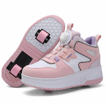 Hidden Wheel Skate Sneakers | Breathable, Anti-Slip & Perfect for Kids' Outdoor Adventures