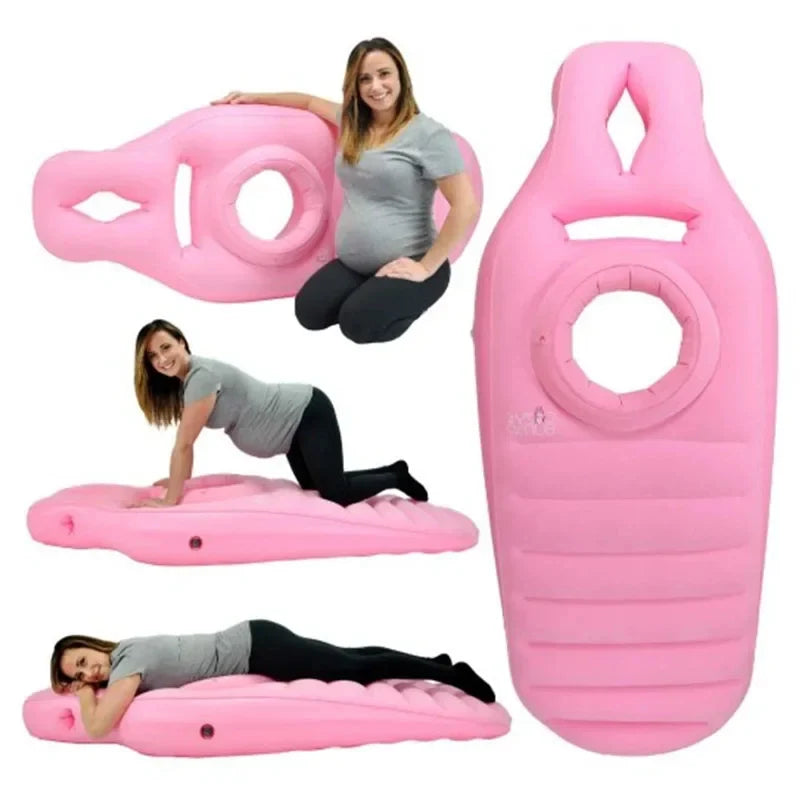 Inflatable Pregnancy Pillow | Ergonomic Support, Soft PVC Material & Ideal for Yoga, Maternity Comfort & Outdoor Use