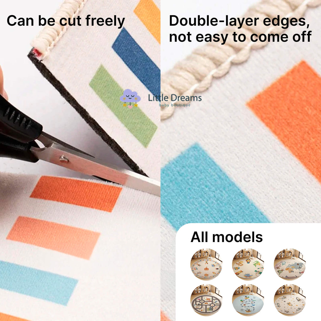 Play Mat for Infants | Safe and Soft Play Mat for Babies, Sensory Rug for Play Areas