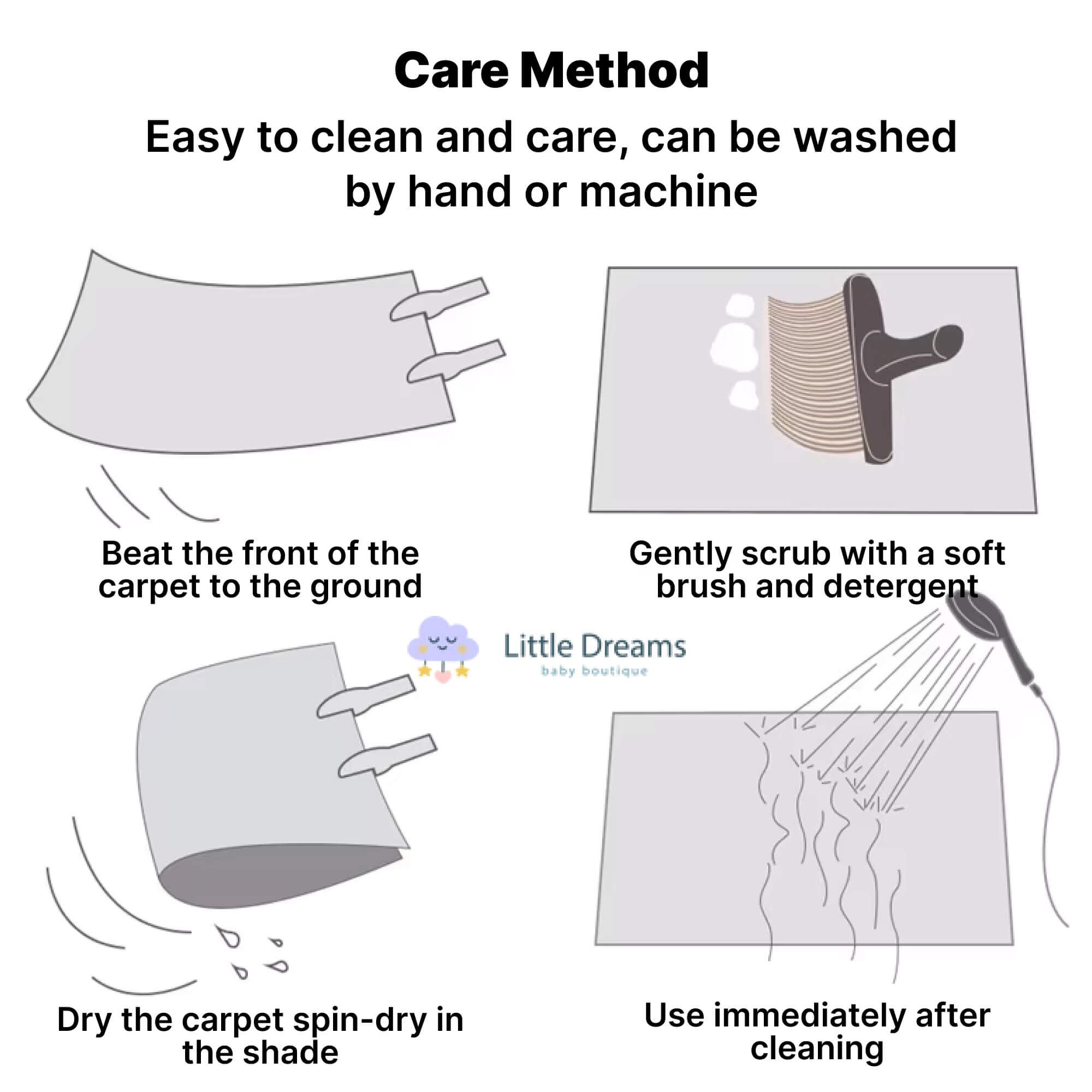 Play Mat for Infants | Safe and Soft Play Mat for Babies, Sensory Rug for Play Areas