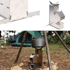 Portable Outdoor Rocket Wood Burning Stove | Lightweight, Efficient & Ideal for Camping and Backyard Gatherings