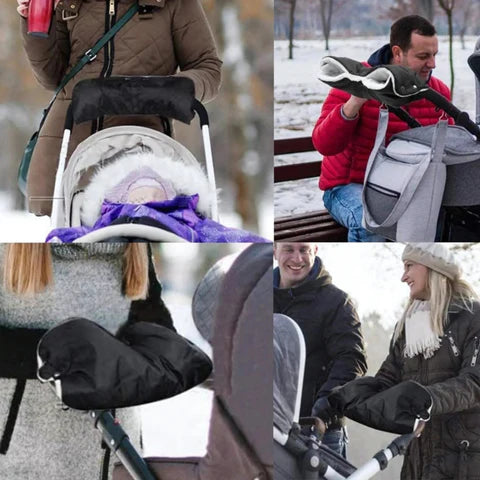 Pram Hand Warmer | Waterproof, Windproof & Cozy for Winter Walks with Baby