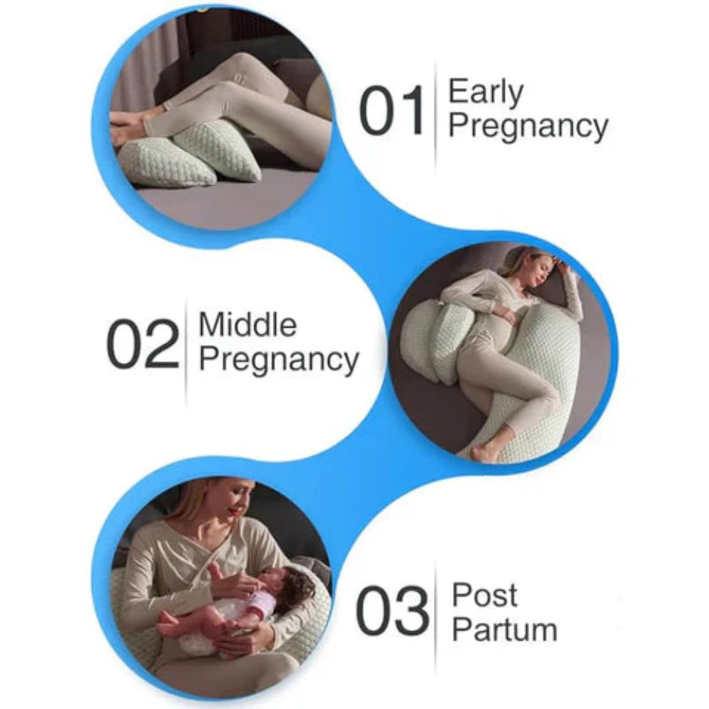 Pregnancy Pillow – U-Shaped Maternity Pillow for Full Body Comfort
