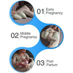 Pregnancy Pillow – U-Shaped Maternity Pillow for Full Body Comfort
