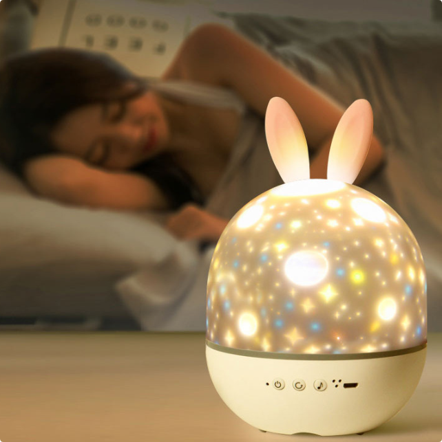 Star Projector Night Light with Sky Projection for Relaxation and Sleep Enhancement in Bedroom and Nursery