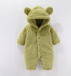 Fleece Baby Romper | Warm, Easy Diaper Change & Ideal for Winter Wear