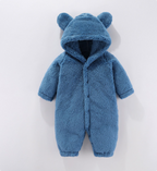 Fleece Baby Romper | Warm, Easy Diaper Change & Ideal for Winter Wear