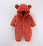 Fleece Baby Romper | Warm, Easy Diaper Change & Ideal for Winter Wear