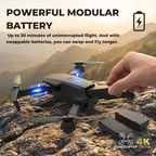 Mini Drone with 4K Camera | Easy Controls, Long Battery Life & Ideal for Kids' Aerial Adventures