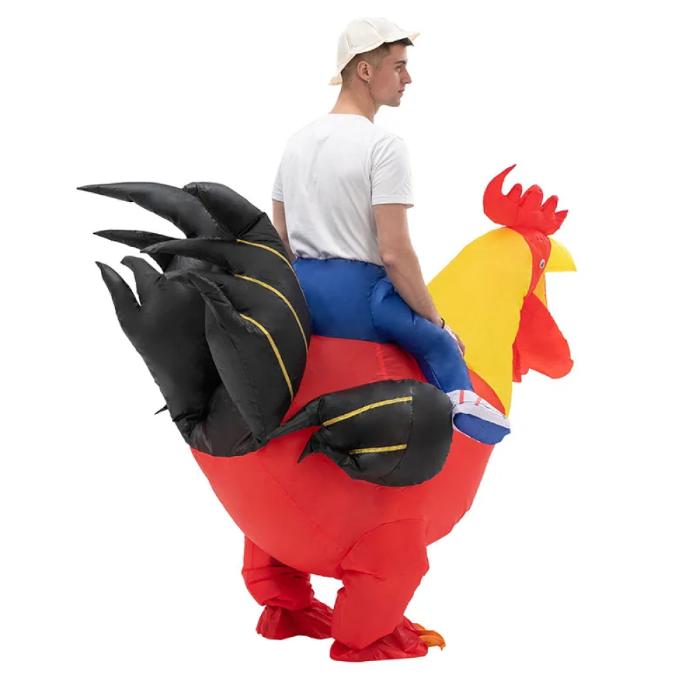 Inflatable Chicken Outfit Kids and Adults Costume