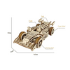 Image of 3D Wooden Car Puzzle for Kids and 5 years old children