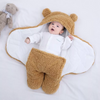 Image of Baby Swaddle Wrap Bag  Blanket for Infants and Newborn with thick Fleece for Winter