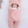 Image of Baby Swaddle Wrap Bag  Blanket for Infants and Newborn with thick Fleece for Winter