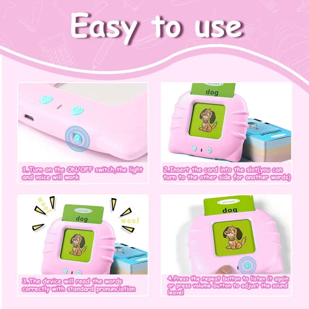 Talking Flash Cards Leaning Interactive Toys Flashcards