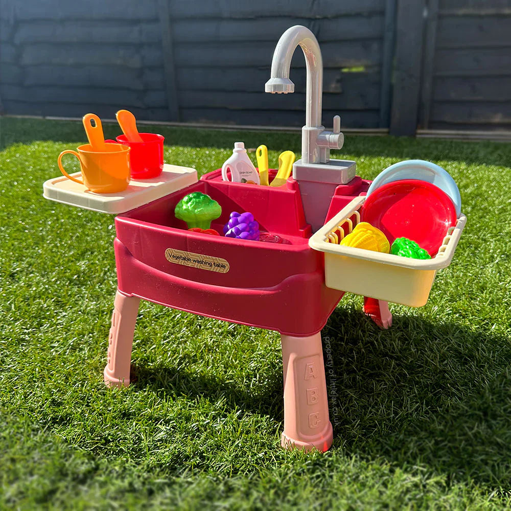 Magic Water Play Kitchen | Realistic Tap, Safe Materials & Engaging Role-Play for Kids