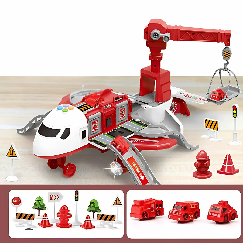 Transformative DIY Plane Toy | Boosts Creativity, Problem Solving & Engaging Educational Content for Kids Aged 3-5+ Years