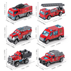 Rescue Vehicle Playset | Realistic Fire Trucks for Imaginative Hands-On Learning & Social Play for Kids Ages 3-5+