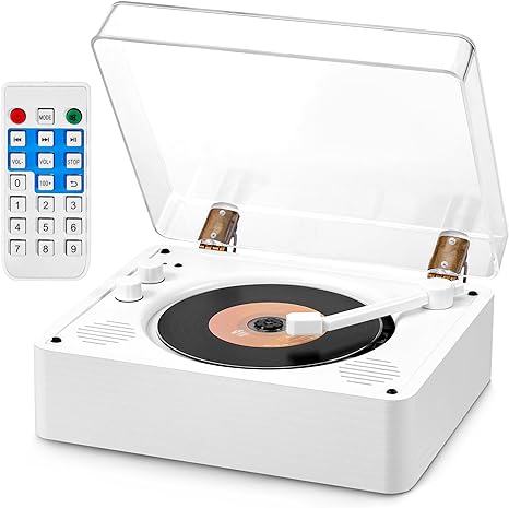 Portable Retro CD Player | Bluetooth Connectivity & Built-In Speakers for Music Lovers