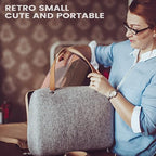 Portable Retro CD Player | Bluetooth Connectivity & Built-In Speakers for Music Lovers