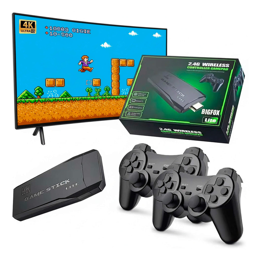 Retro Game Console Stick with 15,000 Classic Games - Plug and Play for TV & Gaming on the Go