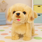 AI Premium robot Puppy | Walking, Barking & Tongue-Sticking for Kids' Stuffed Animal Toy Gift
