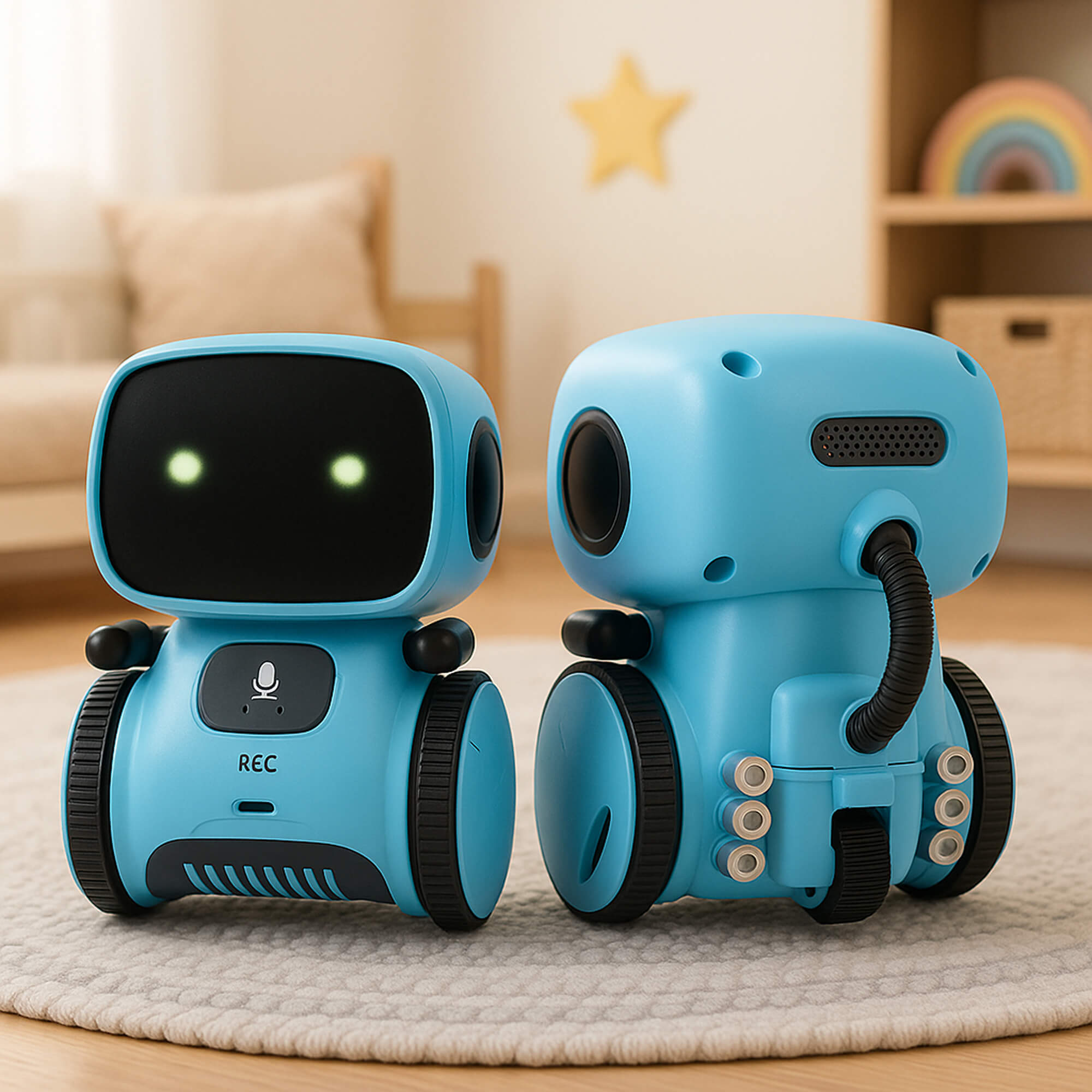 Interactive Learning Robot | Voice-Activated, STEM Enrichment & Emotional Support for Kids Aged 3+