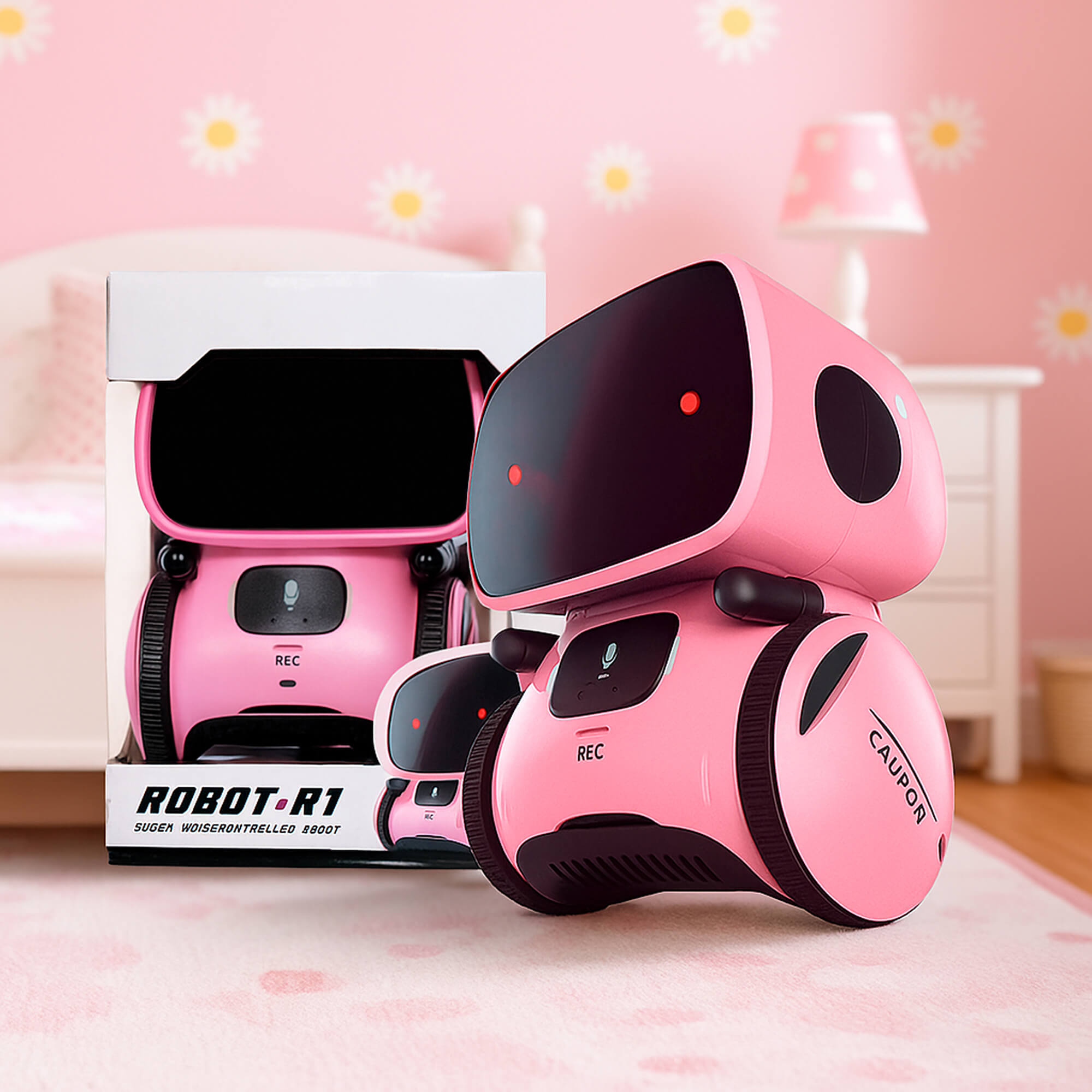 Interactive Learning Robot | Voice-Activated, STEM Enrichment & Emotional Support for Kids Aged 3+