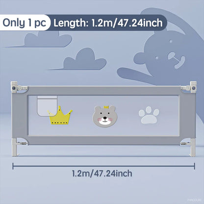 Baby Bed Guardrail Safety Railing - Protective Barrier for Kids' Beds, Bed Fence for Child Safety, 1pc Bed Rail Guard