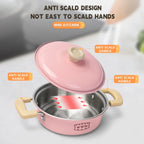 Montessori Kitchen Tools Toy Set | Children's Kitchen Includes Cookware, Fruit Bowl & Soup Ladle for Creative Play and Learning Experience