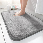 Super Thick Ultra-Plush Bathroom Rug | High-Density Microfiber, Non-Slip & Absorbent for Shower & Daily Use