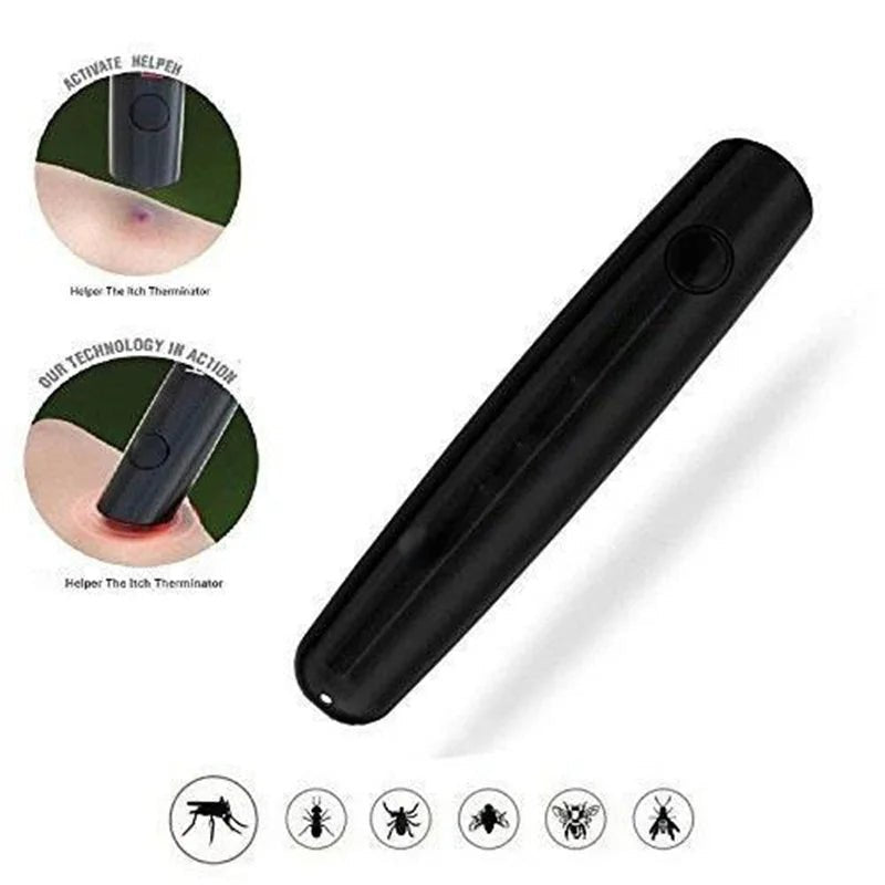 Portable Anti-Itch Mosquito Bite Relief Pen – Physical Itch Stick for Adults & Children, Fast-Acting mosquito bite zapper, Itch Relief Solution