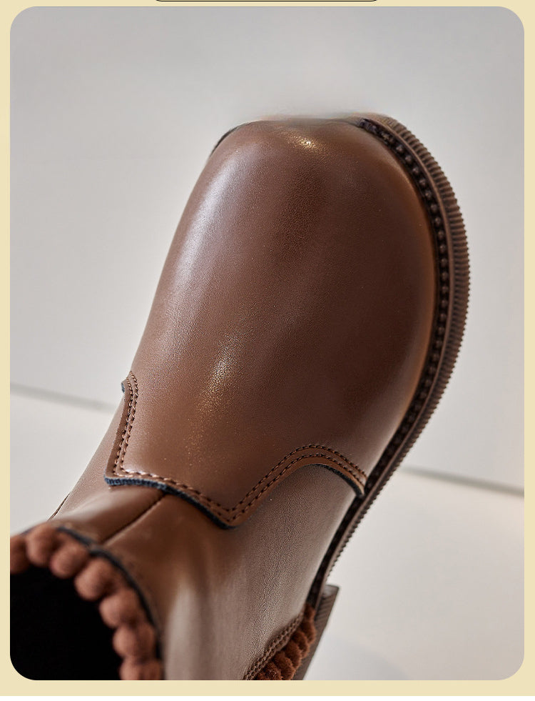 Leather Ankle Boots for Girls | Boots size 23 to 36, Durable, Comfortable & Ideal for Daily Use and Special Occasions