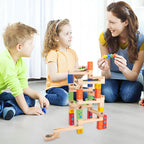 Wooden Marble Run Construction Set | Educational, Durable & Creative Toy for Children Aged 3+