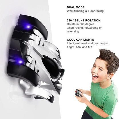 Wall & Ceiling RC Car | Gravity-Defying, Lightweight Stunt Vehicle for Kids 5+