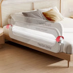 Baby Bed Rail Guardrail Safety Barrier for Crib & Toddler Bed - Prevents Falling, Side Protective Rail for Safe Sleep