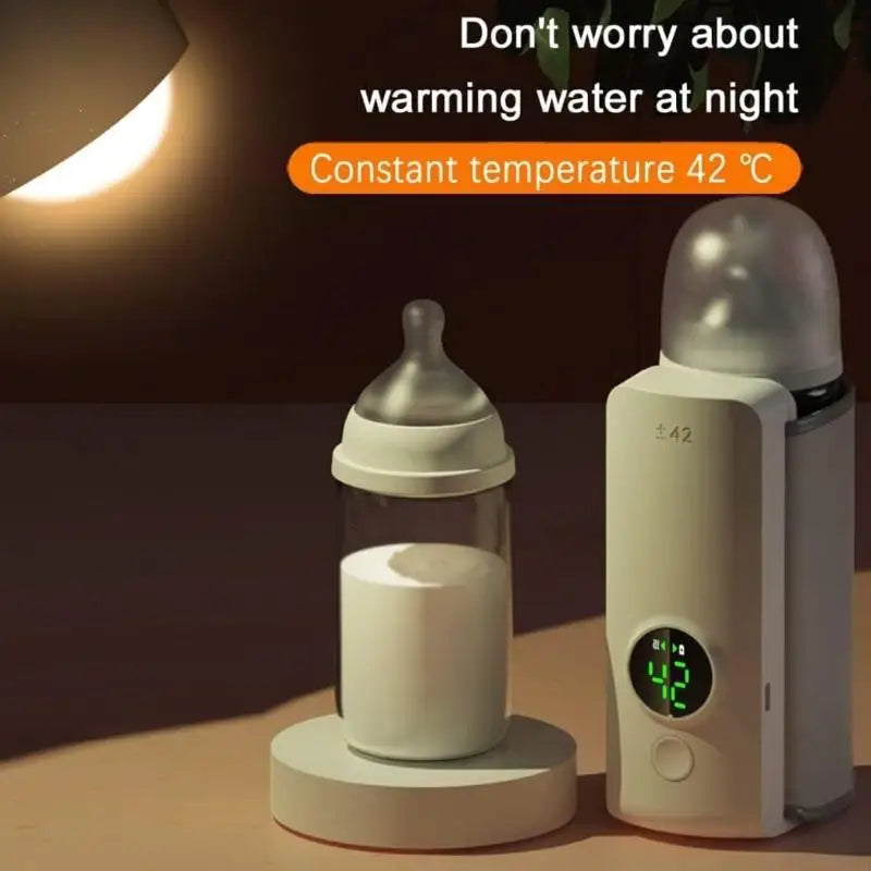 Travel-Friendly Baby Bottle Warmer | Quick Heating, USB Powered & Ideal for Newborns on the Go