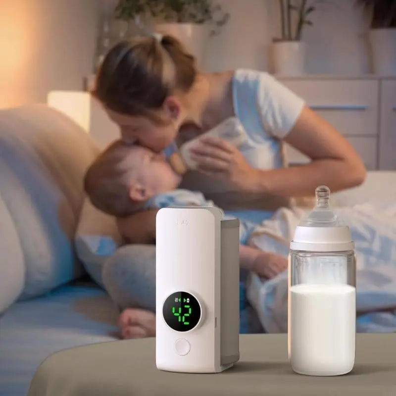 Travel-Friendly Baby Bottle Warmer | Quick Heating, USB Powered & Ideal for Newborns on the Go