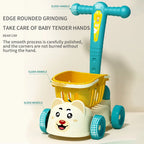 Children's Supermarket Shopping Cart Toy - Baby Trolley for Fruit & Grocery Play - Simulation Kitchen Gift for Boys & Girls