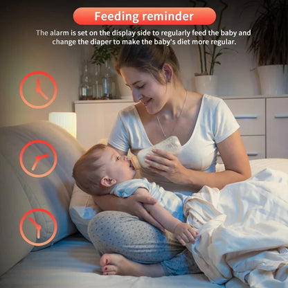 Wireless Video Baby Monitor with 3.5-Inch Display, Night Vision, Temperature Monitoring & Two-Way Audio for Baby Care and Security
