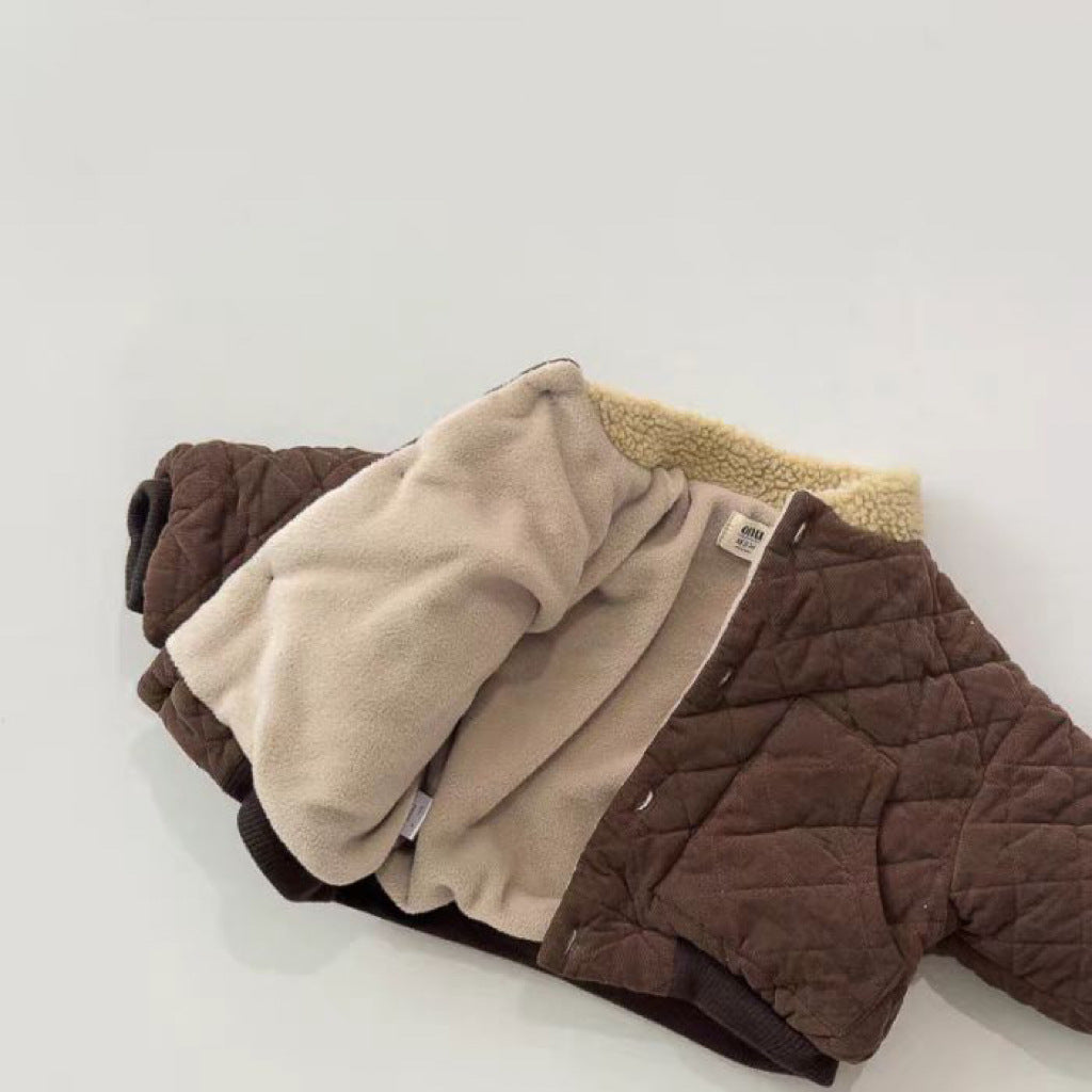 Padded Jacket for Boys | Baby Boy Jacket Soft Cotton, Warm Sherpa Lining & Ideal for Autumn and Winter Wear