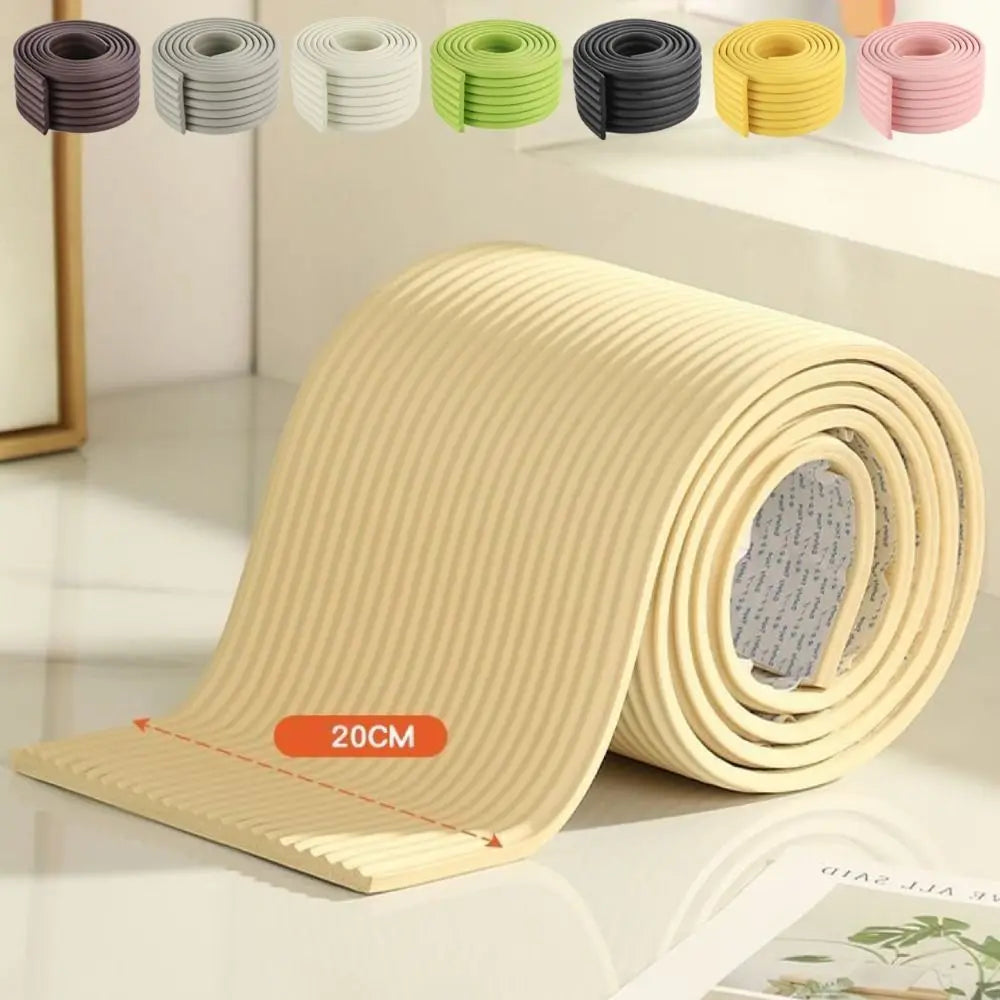 Kids Window Sill Desk Edge Guard Strip - Thickened Baby Safety Wall Corner Protector, Self-Adhesive 2m Anti-Collision Cushion for Childproofing