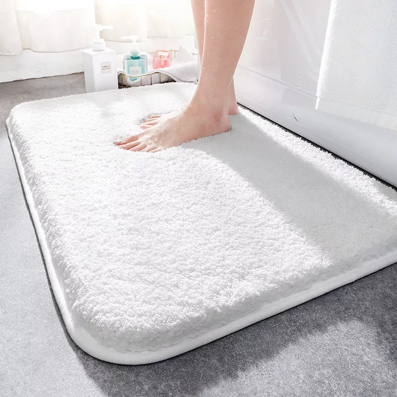 Super Thick Ultra-Plush Bathroom Rug | High-Density Microfiber, Non-Slip & Absorbent for Shower & Daily Use