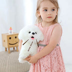 AI Premium robot Puppy | Walking, Barking & Tongue-Sticking for Kids' Stuffed Animal Toy Gift
