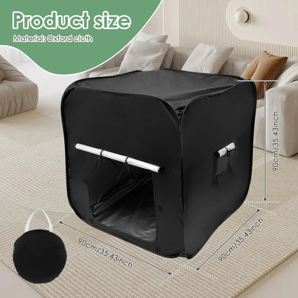 Sensory Tent for Kids & Autism – Blackout Sensory Den | Portable Dark Den Tent for Calming, Relaxation & Therapy