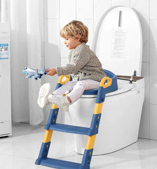 Step Throne Potty Trainer – Folding Toilet Seat for Little Ones