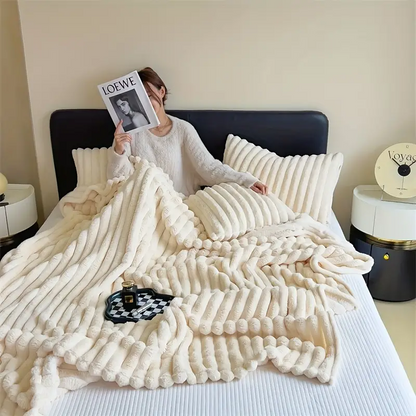 Soft Throw Blanket | Cozy and Plush Teddy Throw for Extra Comfort