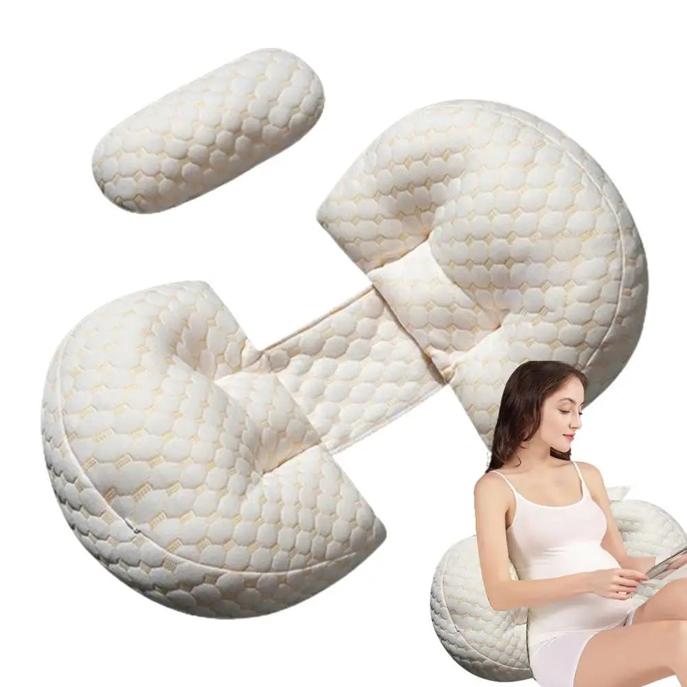 Pillow for Pregnant Women – Full Body Maternity Support for Back, Belly, Hips & Better Sleep